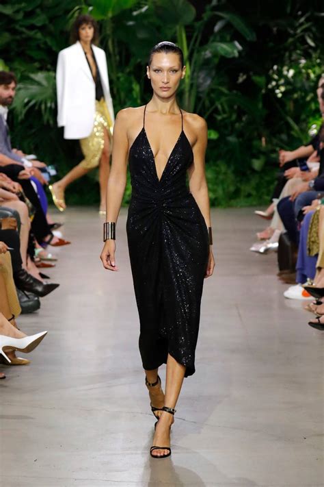 michael kors ends contract with bella hadid|bella hadid gowns.